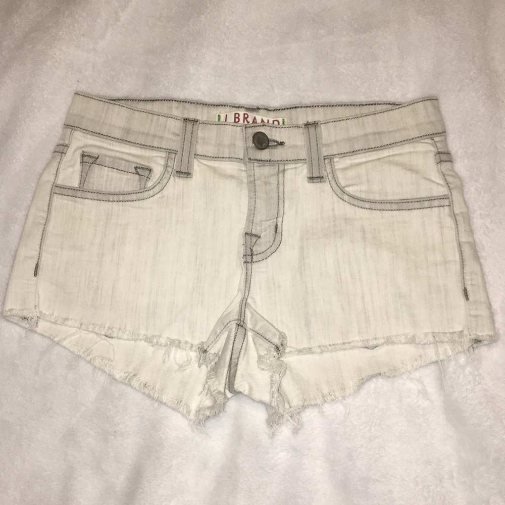 J Brand cut off denim shorts in polar. Size 24